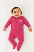 Full Cover Baby Cotton Romper | Soft Front Open Onesie for Better Baby Sleep