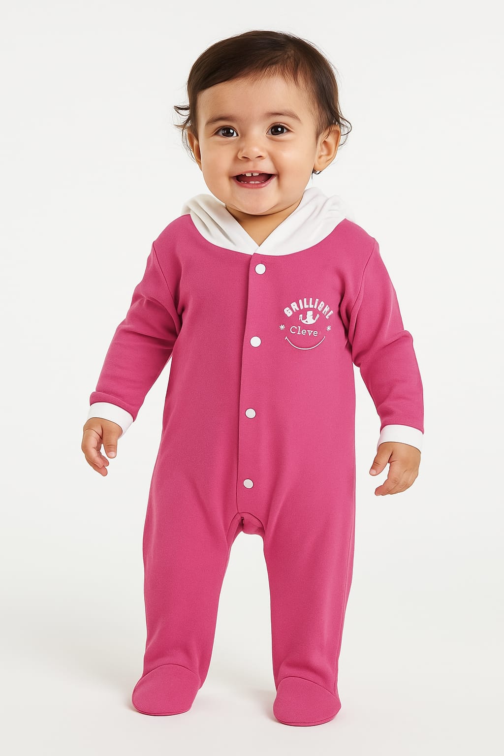 Full Cover Baby Cotton Romper | Soft Front Open Onesie for Better Baby Sleep